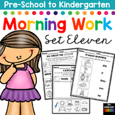 Morning Work: Preschool to Kindergarten - Set Eleven