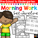 Morning Work: Preschool to Kindergarten - Set Twelve