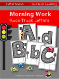 Morning Work Race Track Letters