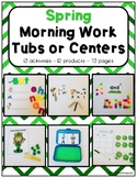 Morning Work Tubs (March)