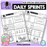 Morning Work and Daily Review for Special Education - April