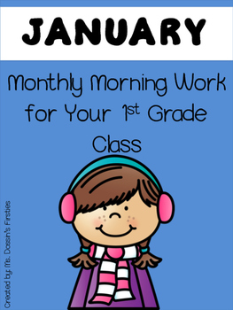 Preview of Morning Work 1st Grade - January