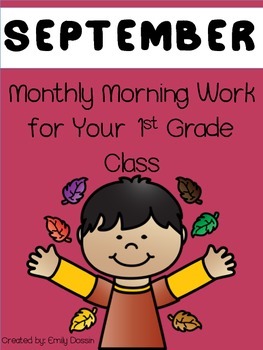 Preview of Morning Work 1st Grade - September