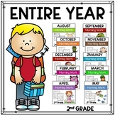 Morning Work for Second Grade Bundle  (Full Year)