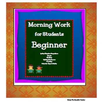 Preview of Morning Work for Students