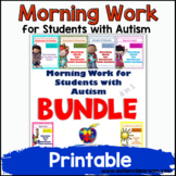 Morning Work for Students with Autism | Special Education 