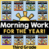 Morning Work for the Year Bundle {3rd Grade}