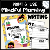 Morning Writing Prompts {Morning Meet-Up  / Mindfulness}.