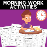 Morning work 1st grade | Learning with January Morning Pac