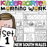 Mornings Made Easy! Kindergarten Morning Work Set One for 