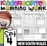 Mornings Made Easy! Kindergarten Morning Work SET FOUR for
