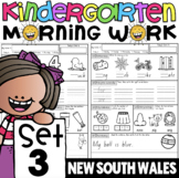 Mornings Made Easy! Kindergarten Morning Work SET THREE fo