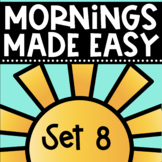 Mornings Made Easy Set Eight! First Grade Morning Work By 