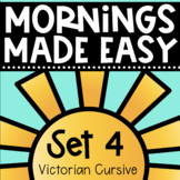 Mornings Made Easy Set Four! First Grade Morning Work in V