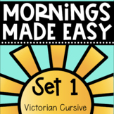 Mornings Made Easy Set One! First Grade Morning Work in Vi