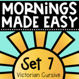 Mornings Made Easy Set Seven! First Grade Morning Work in 