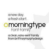 Morningtype Font Family for Commercial Use