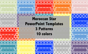 Preview of Moroccan Star Pattern PowerPoint Templates