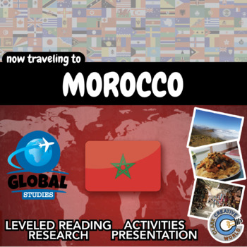 Preview of Morocco - Global Studies - Leveled Reading, Activities, Slides & Digital INB