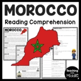 Morocco Reading Comprehension Worksheet Africa Country Study