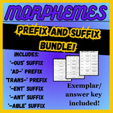 Morpheme Bundle: Prefix and Suffix Practice!
