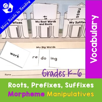 Preview of Prefixes Suffixes Roots | Morpheme Manipulatives