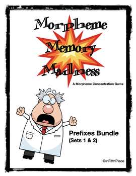 Preview of Morpheme Memory Madness - Prefixes (Bundle)