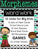 Morphemes Vocabulary Study