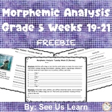 Morphemic Analysis Grade 5 Weeks 19-21