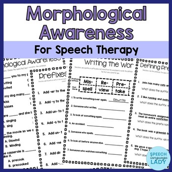 Preview of Morphology | Prefixes, Suffixes & Root Words for Morphological Awareness