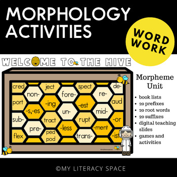 Preview of Morphology Activities - Prefixes, Suffixes and Roots