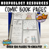 Morphology Activities with Morpheme Comic Book Pages