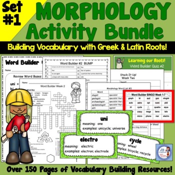 Preview of Science of Reading Greek & Latin Root Word Activity Set #1