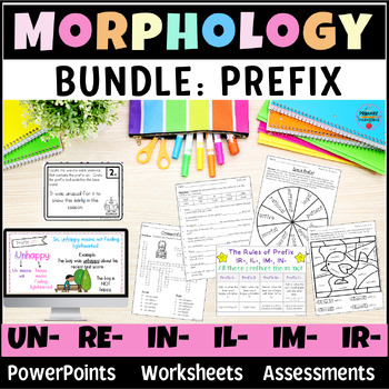 Preview of Morphology Bundle | Prefixes: UN-, RE-, IN-, IL-, IM- and IR-