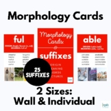 Morphology Cards: 2 Sizes (Wall & Individual/Drill) 25 COM