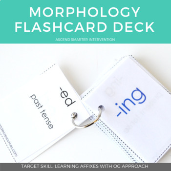 Preview of Morphology Flash Cards