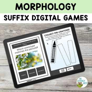 Preview of Morphology Games for Derivational Suffixes Task Cards