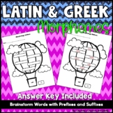Morphology Greek and Latin Forms