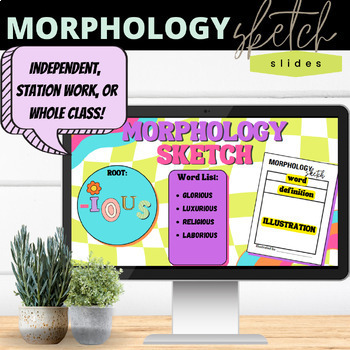 Preview of Morphology + Greek and Latin Roots |  Morphology Sketch Slides