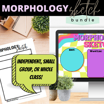 Preview of Morphology + Greek and Latin Roots | Sketch Bundle!