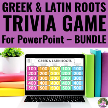 Preview of Greek and Latin Roots Trivia Games | Interactive Morphology Games for PowerPoint