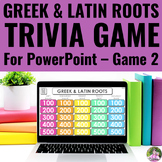 Greek and Latin Roots Trivia Game | Interactive Morphology