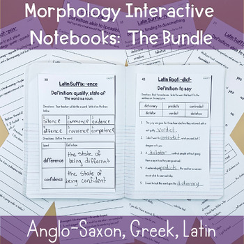 Preview of Morphology Interactive Notebooks | The Bundle