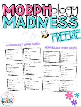 Preview of Morphology Madness (Freebie)