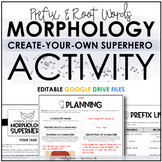 Morphology (Prefix & Root Words) Activity - Editable Googl