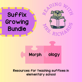 Morphology - Suffix Resources for Elementary School