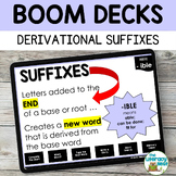 Morphology Task Cards Derivational Suffixes Boom Digital T