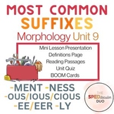 Morphology Unit 9 - Most Common Suffixes (ee/eer, ly, ment