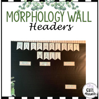 Preview of Morphology Wall Headers in Black and White
