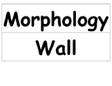 Morphology Walls and Cards *INTERACTIVE* Add as you go!